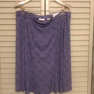 NWT Liz Claiborne A-line knee-length skirt